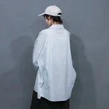 WM09-SH251091 POPLIN STRIPE RAGLAN SHORT SLEEVE SHIRT
