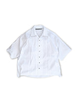 WM09-SH251091 POPLIN STRIPE RAGLAN SHORT SLEEVE SHIRT