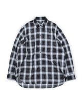 WM09-SH2610902 SIZZLE CHECK OVERSIZE SHIRT