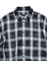 WM09-SH2610902 SIZZLE CHECK OVERSIZE SHIRT