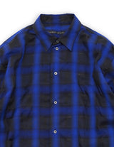 WM09-SH2610902 SIZZLE CHECK OVERSIZE SHIRT