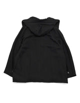 WM10-BZ252102 BISHU WOOL OVERSIZED HOOD BLOUSON