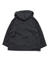 WM10-BZ252102 BISHU WOOL OVERSIZED HOOD BLOUSON