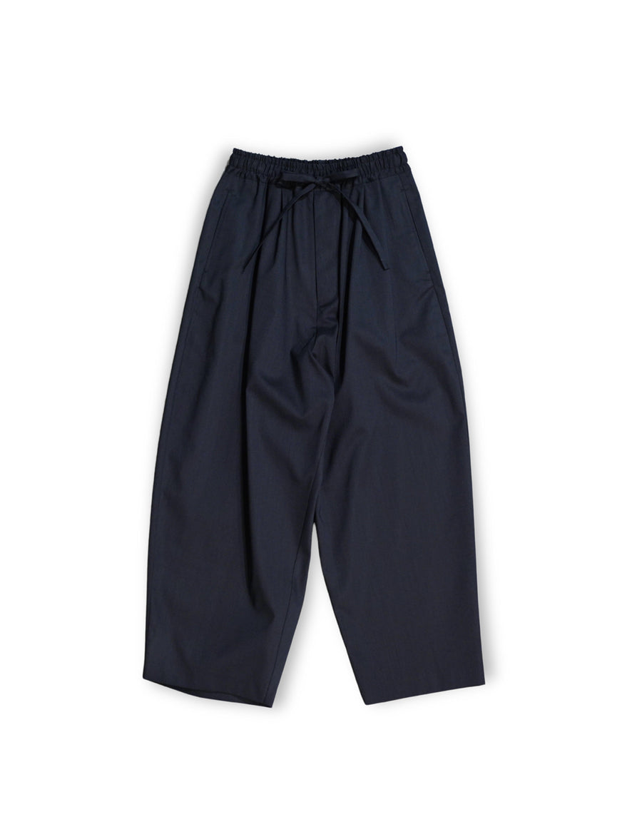 WM11-PT251114 COHORUS RAMIE × SOLOTEX BACK WARP WIDE PANTS