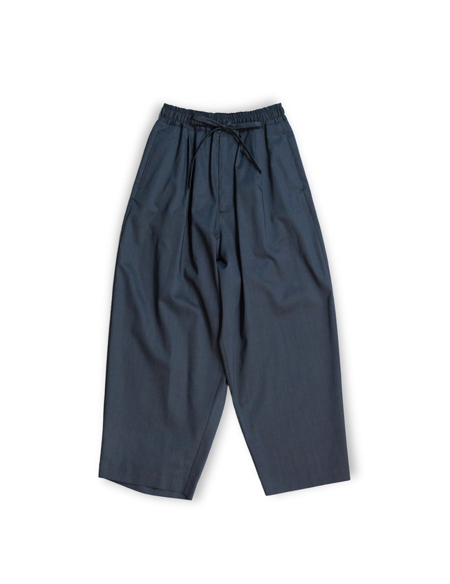 WM11-PT251114 COHORUS RAMIE × SOLOTEX BACK WARP WIDE PANTS