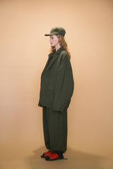 WM12-JK232122 WOOL TWILL BIG JACKET
