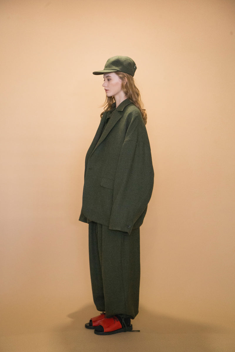WM12-JK232122 WOOL TWILL BIG JACKET