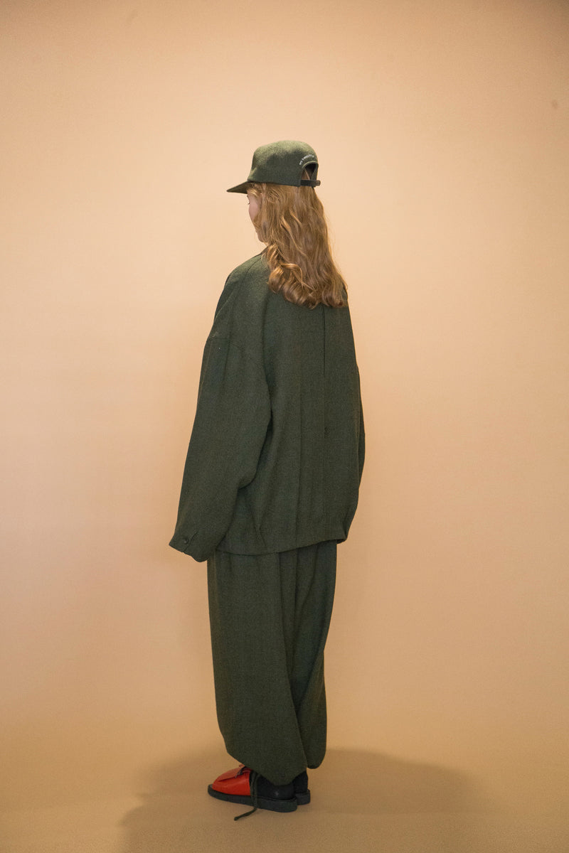 WM12-JK232122 WOOL TWILL BIG JACKET