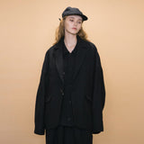 WM12-JK232122 WOOL TWILL BIG JACKET