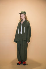 WM12-SH232121 WOOL TWILL OVERSIZE SHIRT