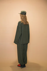WM12-SH232121 WOOL TWILL OVERSIZE SHIRT