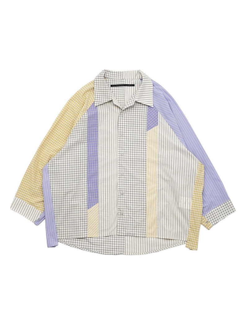 WM13-SH252131 WASHABLE COTTON RAGLAN OVERSIZE SHIRT