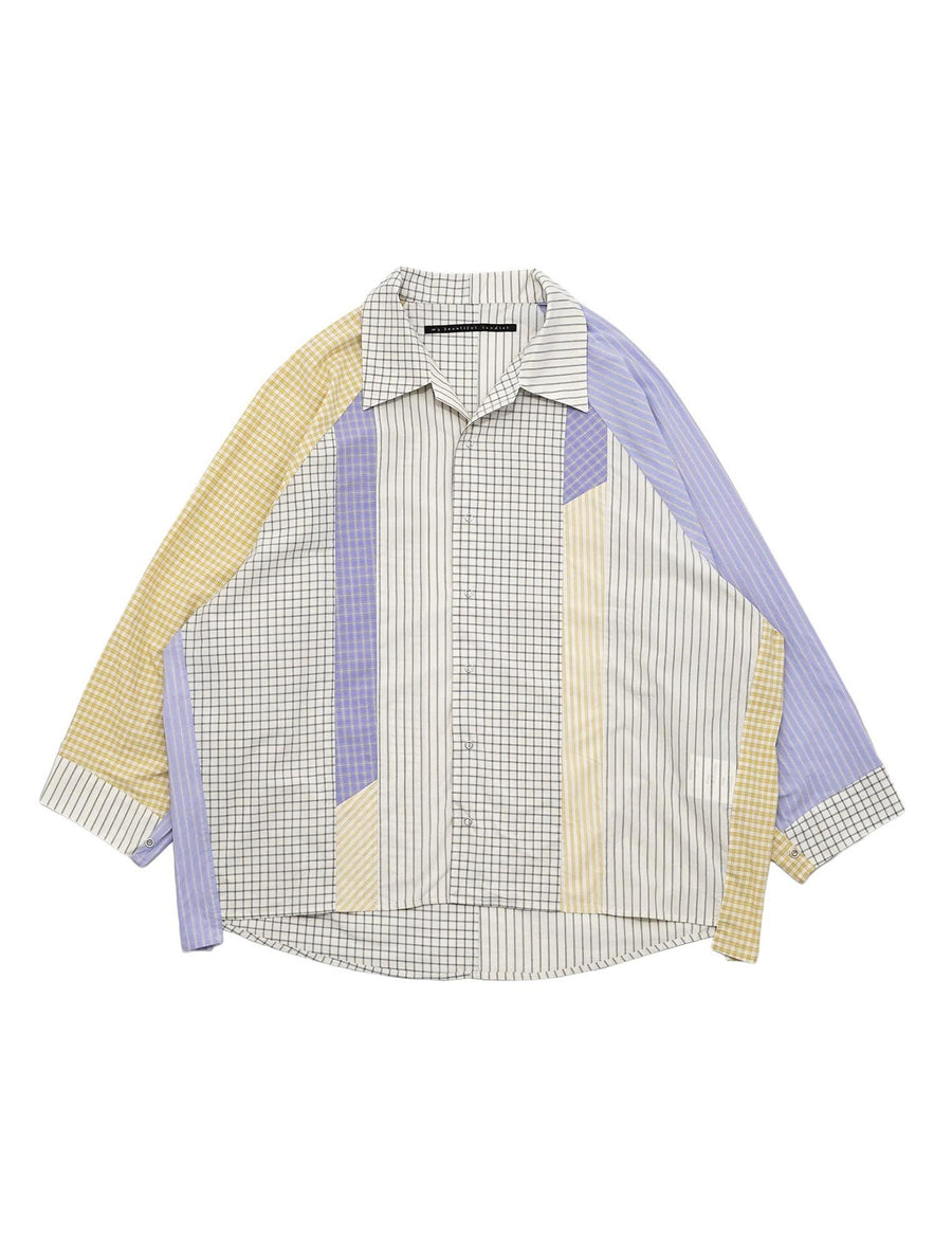 WM13-SH252131 WASHABLE COTTON RAGLAN OVERSIZE SHIRT