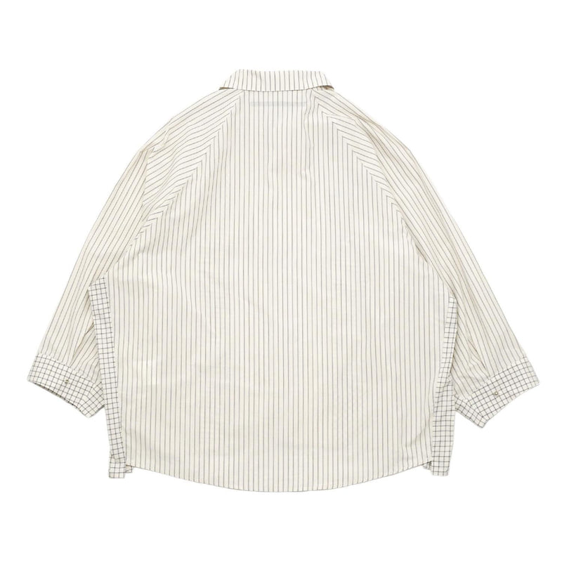 WM13-SH252131 WASHABLE COTTON RAGLAN OVERSIZE SHIRT
