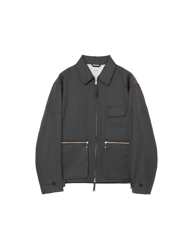 M233-0101 WOOL CARGO POCKET WORK JACKET