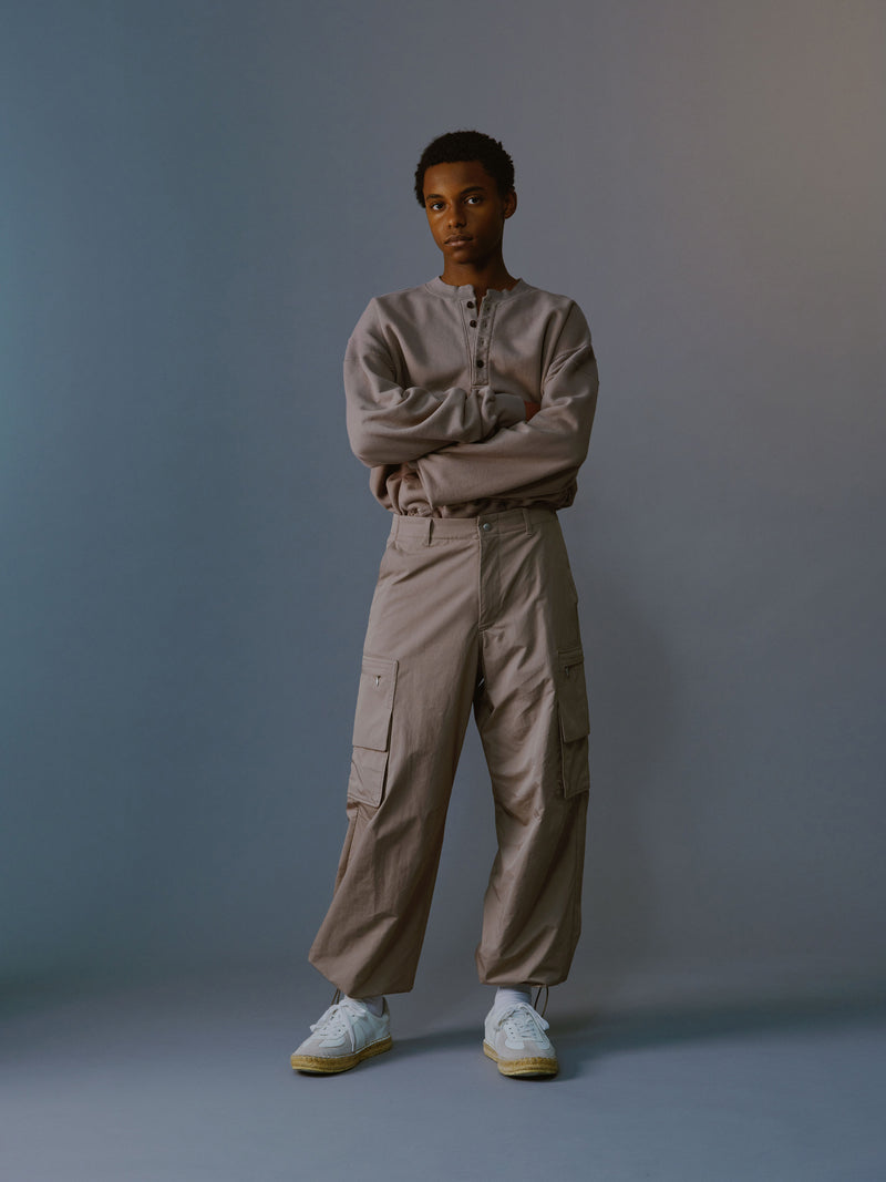 M251-0403 WATER REPELLENT WIDE CARGO TROUSERS
