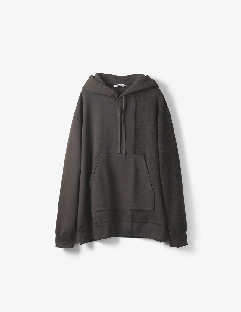 NMCU-009 ASYMMETRIC SWEAT HOODIE