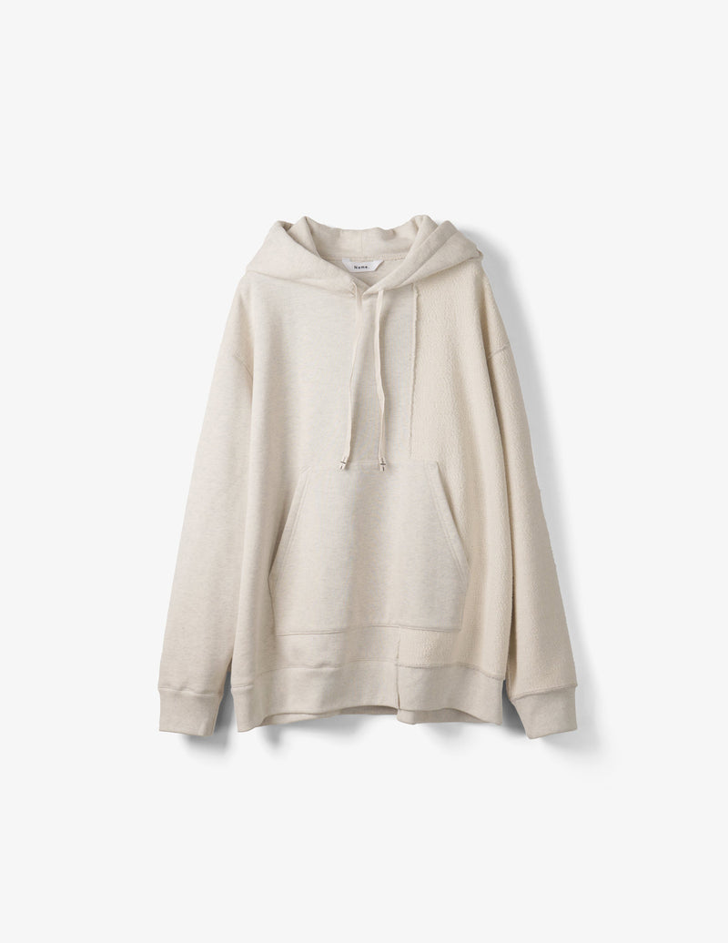 NMCU-009 ASYMMETRIC SWEAT HOODIE