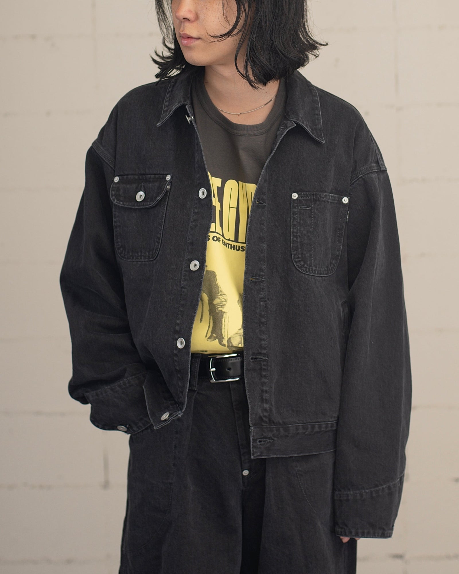 NAME. NMJK-015 BIO WASH DENIM ENGINEER JACKET – hideandseekStore