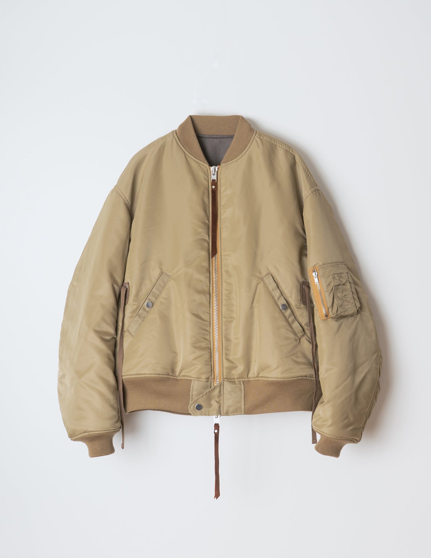 NAME. NMJK-018 NYLON TWILL REVERSIBLE MA-1 – hideandseekStore