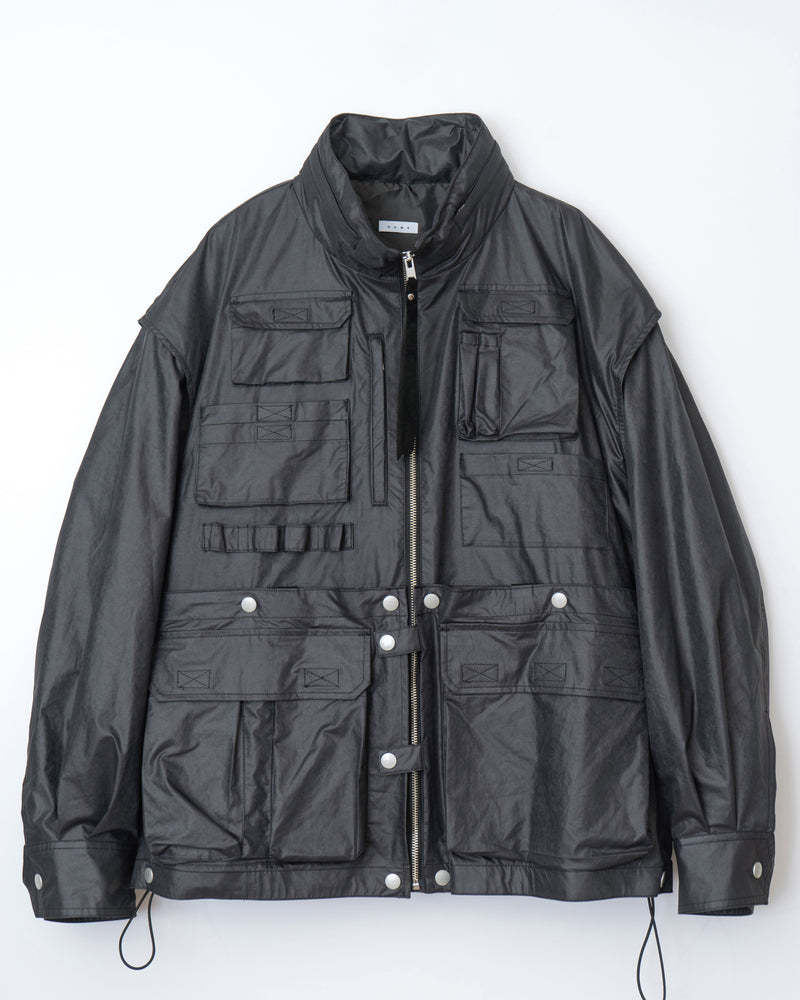 NMJK-018 WAX P/N TWILL MULTI-WAY PHOTOGRAPHERS JACKET
