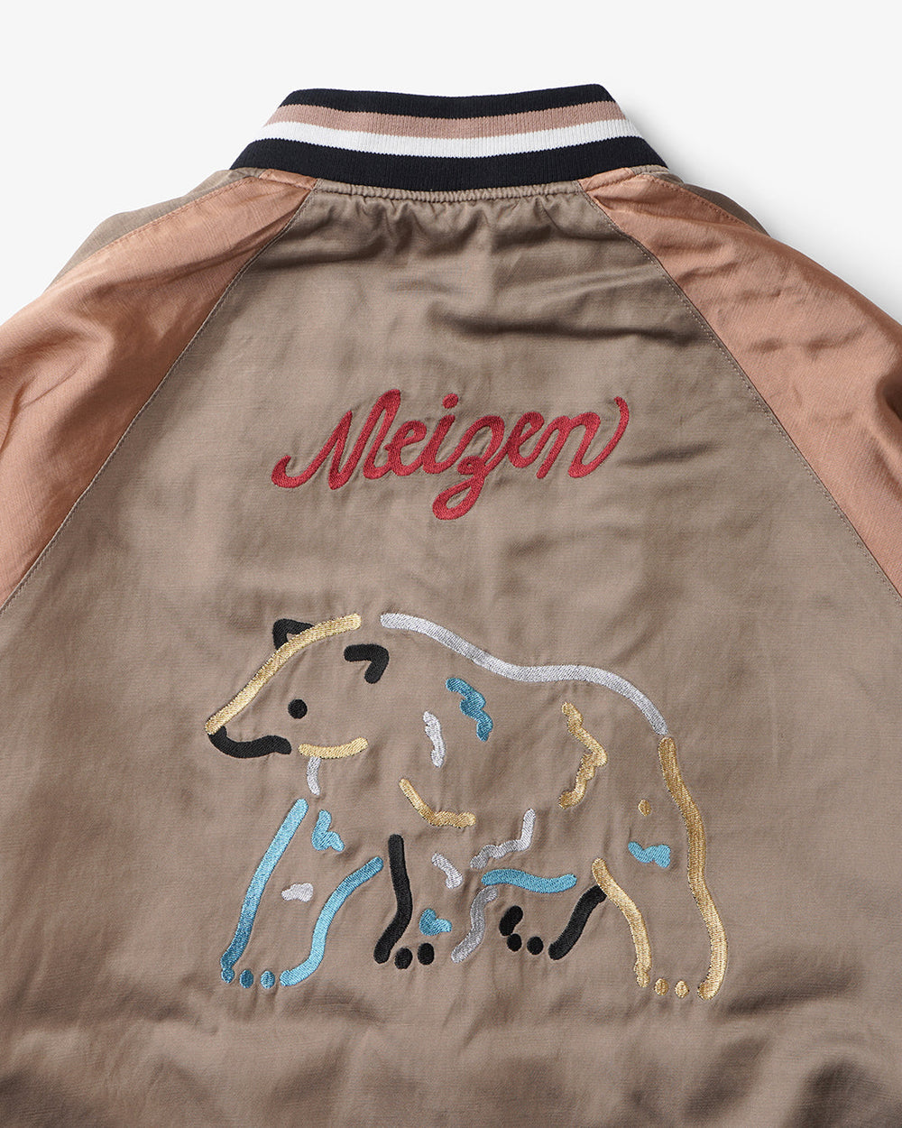Name. NMJK-23SS-001 MEIZEN ISLAND SOUVENIR JACKET WITH KURRY Name. NMJK-23SS-001 MEIZEN ISLAND SOUVENIR JACKET WITH KURRY