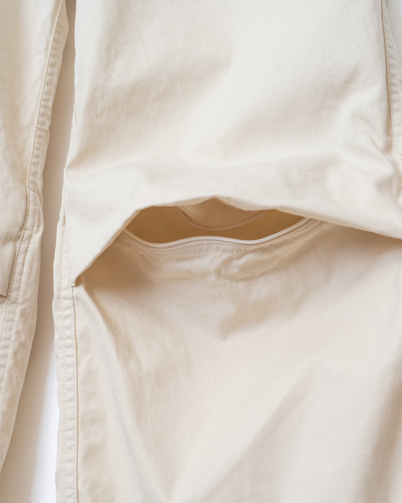 NMPT-030 GIZA COTTON GABARDINE VENTILATION LAYERED PANTS
