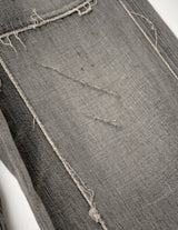 NMPT-031 DENIM PAINTER PANTS: DISTRESSED