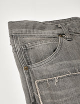 NMPT-031 DENIM PAINTER PANTS: DISTRESSED