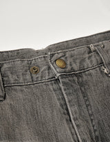 NMPT-031 DENIM PAINTER PANTS: DISTRESSED