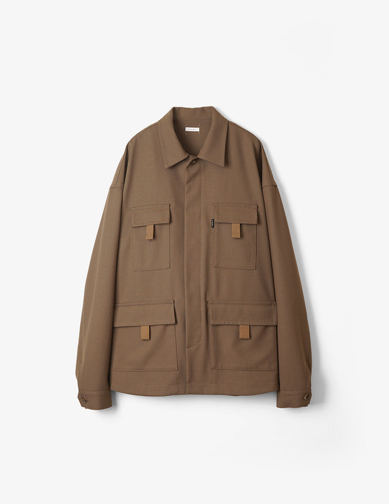 NMSH-007 VINTAGE WOOL BDU SHIRT JACKET