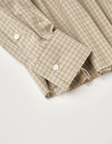 NMSH-029 T/R CHECK REGULAR SHIRT: CUT-OFF