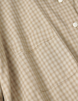 NMSH-029 T/R CHECK REGULAR SHIRT: CUT-OFF