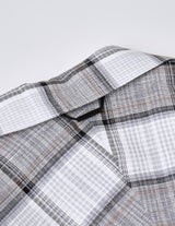 NMSH-032 C/L PLAID PULLOVER SHIRT: VINTAGE FABRIC