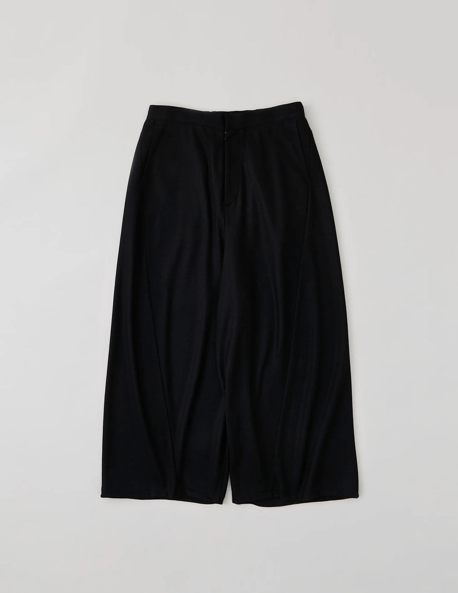 NN-04202J16 SQUIRE 120S WOOL JERSEY LOOSE PANTS