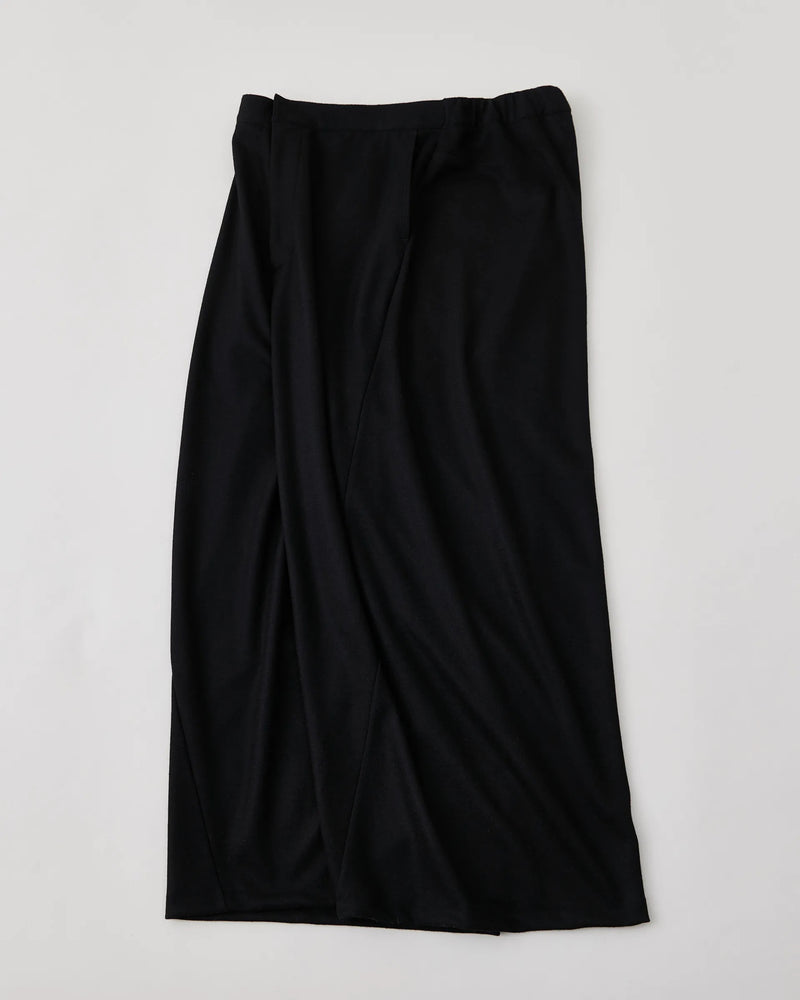 NN-04202J16 SQUIRE 120S WOOL JERSEY LOOSE PANTS