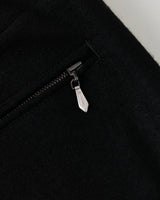 NN-04202J16 SQUIRE 120S WOOL JERSEY LOOSE PANTS