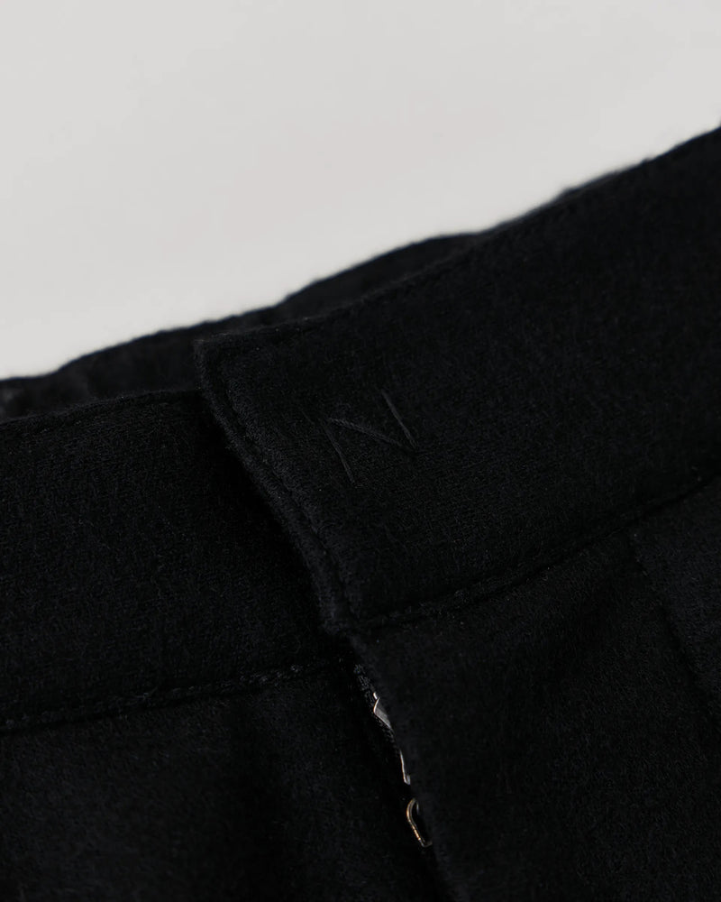 NN-04202J16 SQUIRE 120S WOOL JERSEY LOOSE PANTS