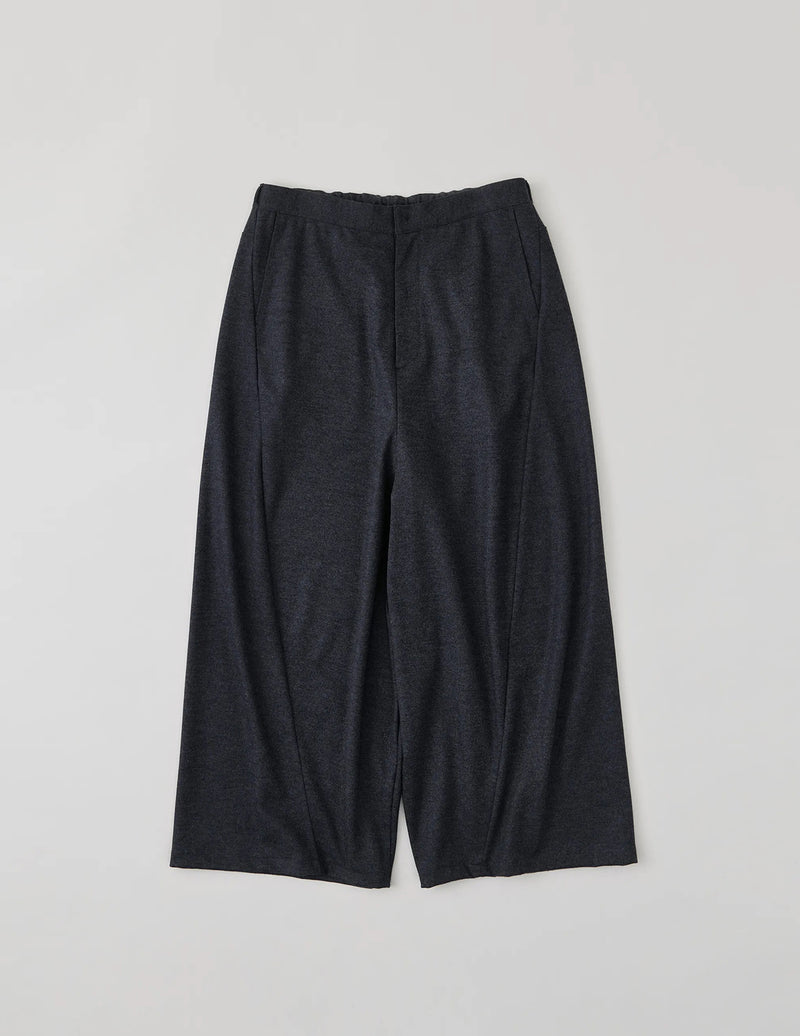 NN-04202J16 SQUIRE 120S WOOL JERSEY LOOSE PANTS