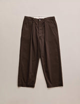 NN-0801T18 ALBARN AGED-EFFECT RESIZED CHINO TROUSERS