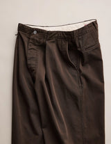 NN-0801T18 ALBARN AGED-EFFECT RESIZED CHINO TROUSERS