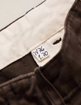 NN-0801T18 ALBARN AGED-EFFECT RESIZED CHINO TROUSERS