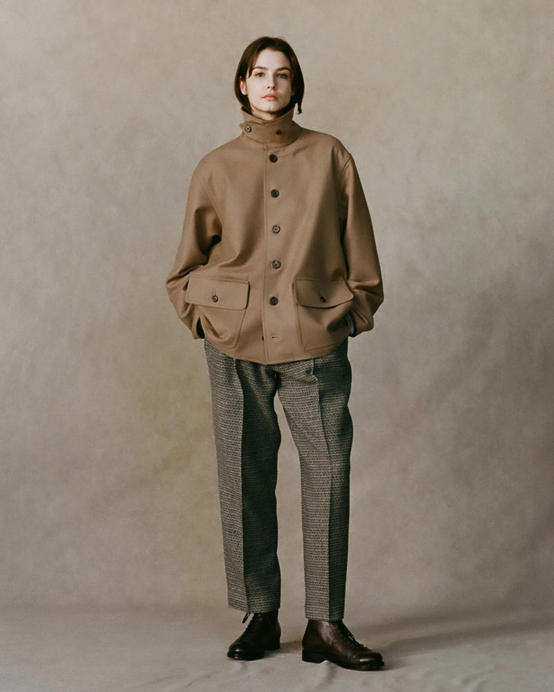 NN-0802B16 INNES HORSE RIDING MELTON MARINE JACKET