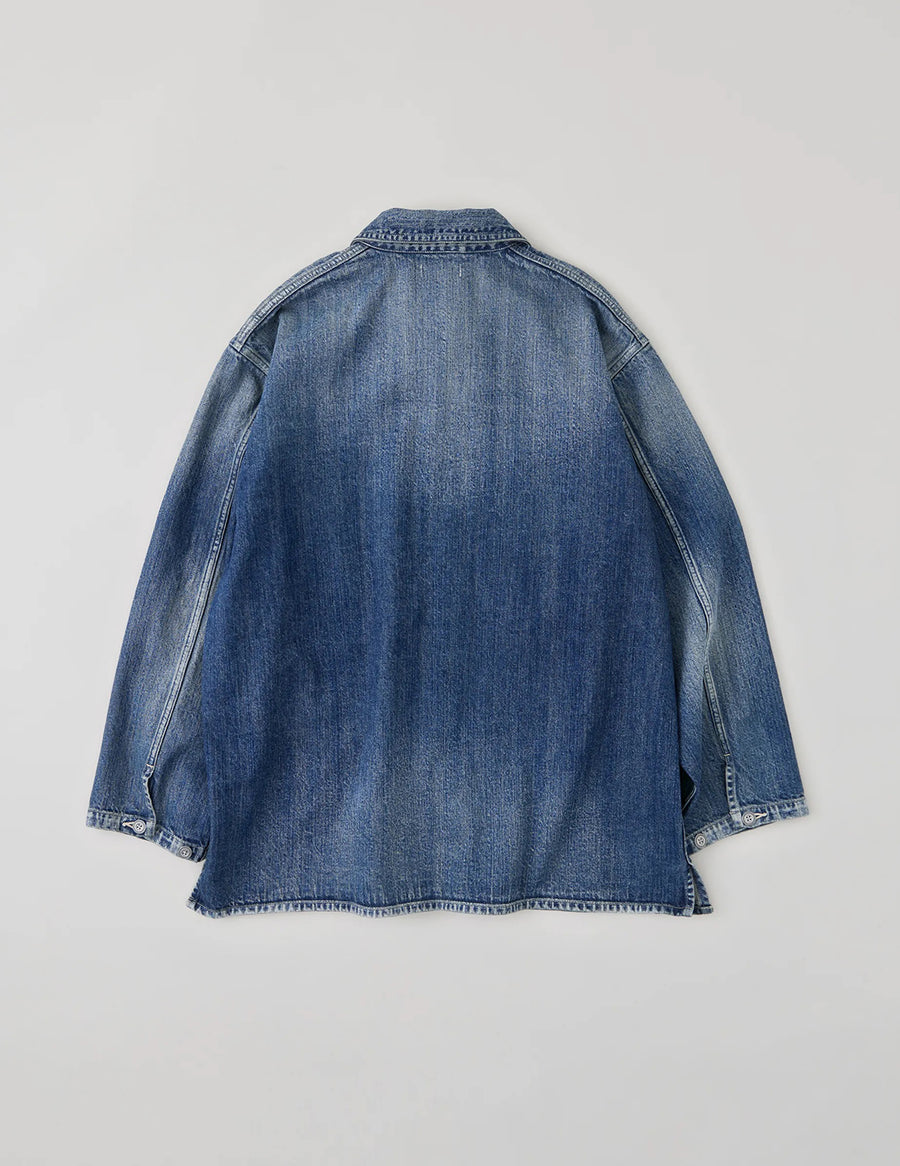 NN-2201B16 I.COXON DISTRESSED DENIM JACKET