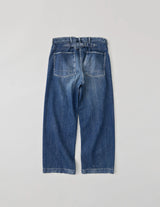 NN-2202T16 I.MARR DISTRESSED DENIM TROUSERS