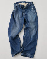 NN-2202T16 I.MARR DISTRESSED DENIM TROUSERS