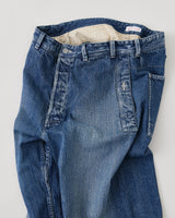 NN-2202T16 I.MARR DISTRESSED DENIM TROUSERS