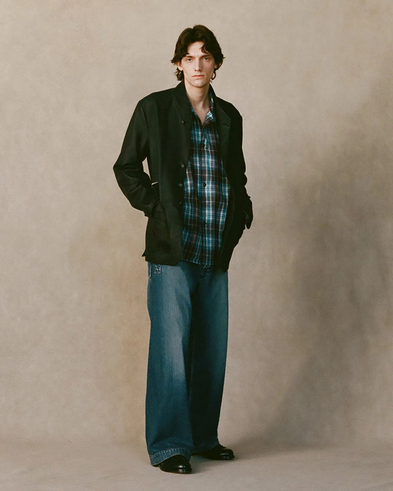 NN-2202T16 I.MARR DISTRESSED DENIM TROUSERS