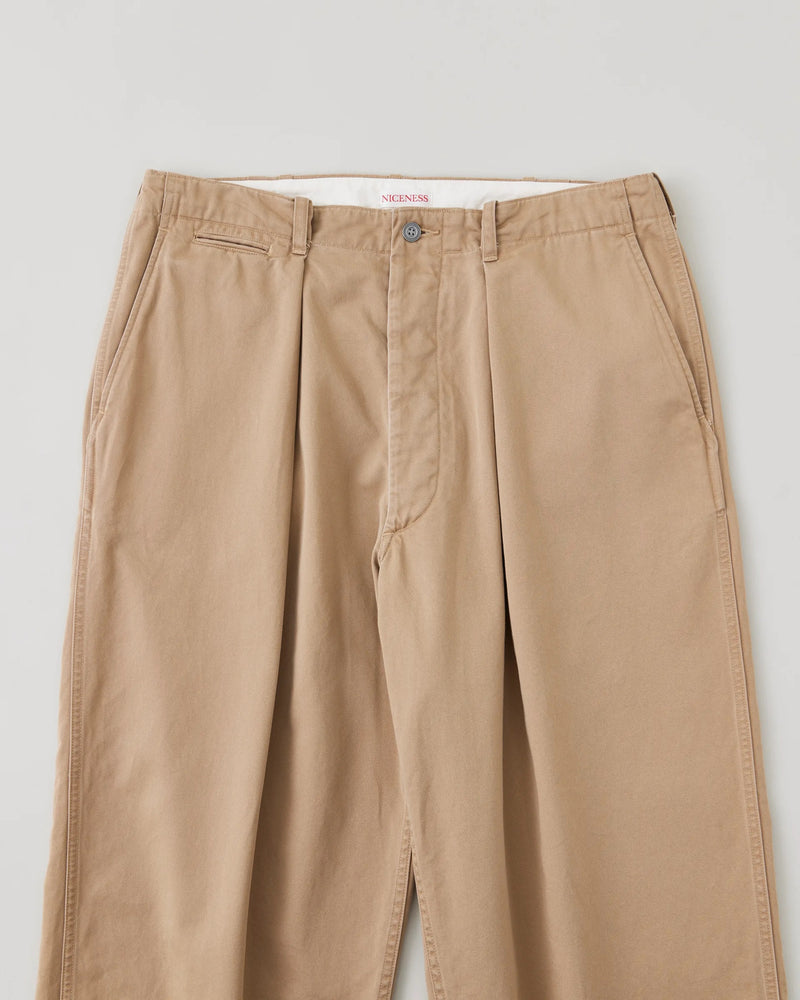 NN-2302T16 ALBARN DISTRESSED RESIZED CHINO TROUSERS