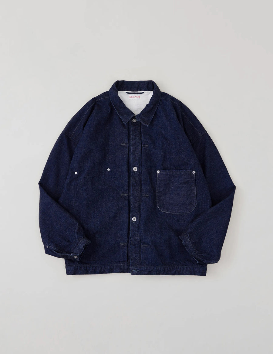 NN-2502B16 I.MCCREADY 14OZ DENIM TRUCKER JACKET